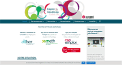 Desktop Screenshot of emploi-et-handicap.com